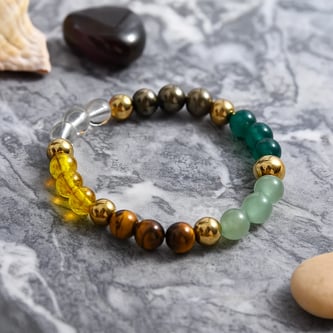 Money Magnet healing crystal bracelet for women and men