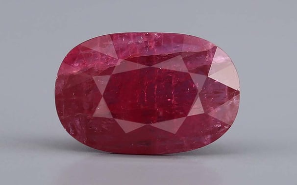 Rubis Naturel Du Mozambique 8,15 Carats - Forme Poire, Certificat GGL, Traitement H (chauffage)