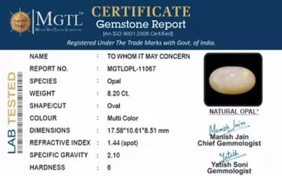 Opal OPL-11067 (Origin - Ethiopian) Prime - Quality