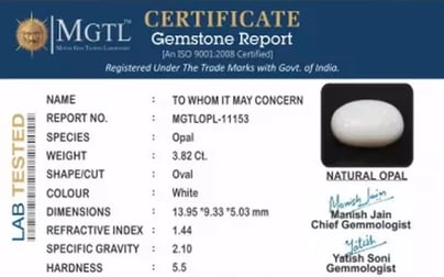 Opal - OPL 11153 (Origin - Australian) Prime - Quality