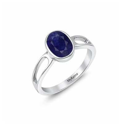 Original Damara Blue Sapphire Ring For Men and Women