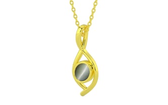 Panchdhatu Cat's Eye Pendant Fine Quality (P1)