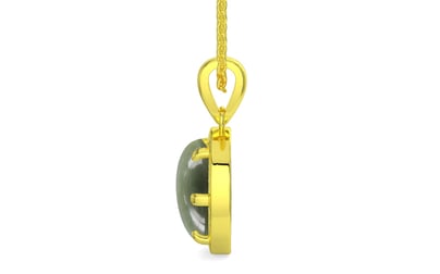 Panchdhatu Cat's Eye Pendant Fine Quality (P8)