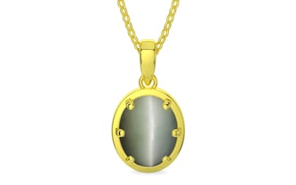 Panchdhatu Cat's Eye Pendant Fine Quality (P8)