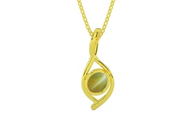 Panchdhatu Cat's Eye Pendant Limited Quality (P1)