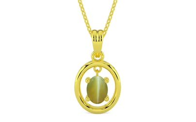 Panchdhatu Cat's Eye Pendant Limited Quality (P2)