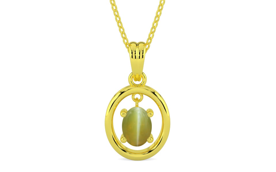 Panchdhatu Cat's Eye Pendant Limited Quality (P2)