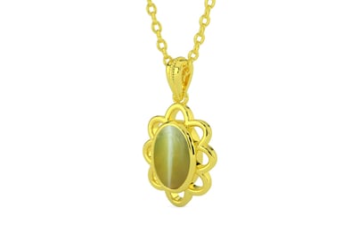 Panchdhatu Cat's Eye Pendant Limited Quality (P3)