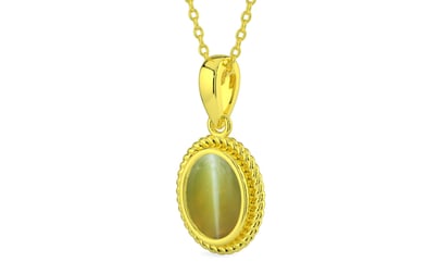 Panchdhatu Cat's Eye Pendant Limited Quality (P7)