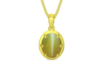 Panchdhatu Cat's Eye Pendant Limited Quality (P8)