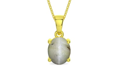 Panchdhatu Cat's Eye Pendant Prime Quality (P10)