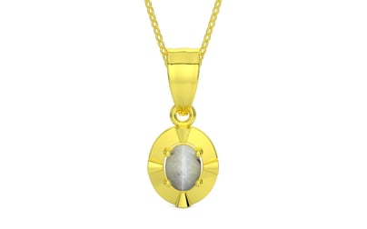 Panchdhatu Cat's Eye Pendant Prime Quality (P11)