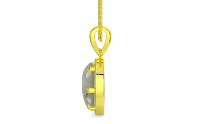 Panchdhatu Cat's Eye Pendant Prime Quality (P8)