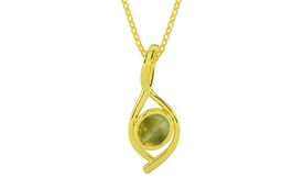 Panchdhatu Cat's Eye Pendant Rare Quality (P1)