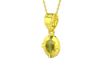 Panchdhatu Cat's Eye Pendant Rare Quality (P11)