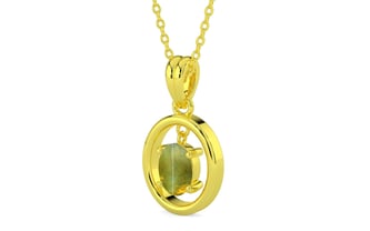 Panchdhatu Cat's Eye Pendant Rare Quality (P2)