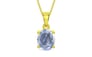 Panchdhatu Ceylon Blue Sapphire Pendant Fine Quality (P10)