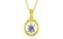 Panchdhatu Ceylon Blue Sapphire Pendant Fine Quality (P2)
