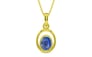 Panchdhatu Ceylon Blue Sapphire Pendant Limited Quality (P12)