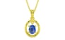 Panchdhatu Ceylon Blue Sapphire Pendant Limited Quality (P2)