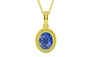 Panchdhatu Ceylon Blue Sapphire Pendant Limited Quality (P7)