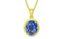 Panchdhatu Ceylon Blue Sapphire Pendant Limited Quality (P8)