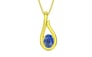 Panchdhatu Ceylon Blue Sapphire Pendant Limited Quality (P9)