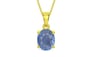 Panchdhatu Ceylon Blue Sapphire Pendant Prime Quality (P10)