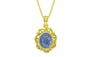 Panchdhatu Ceylon Blue Sapphire Pendant Prime Quality (P5)