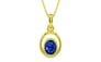 Panchdhatu Ceylon Blue Sapphire Pendant Rare Quality (P12)