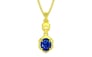 Panchdhatu Ceylon Blue Sapphire Pendant Rare Quality (P6)
