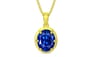 Panchdhatu Ceylon Blue Sapphire Pendant Rare Quality (P8)