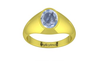 Panchdhatu Ceylon Blue Sapphire Ring Fine Quality (R12)