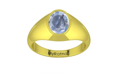 Panchdhatu Ceylon Blue Sapphire Ring Fine Quality (R12)