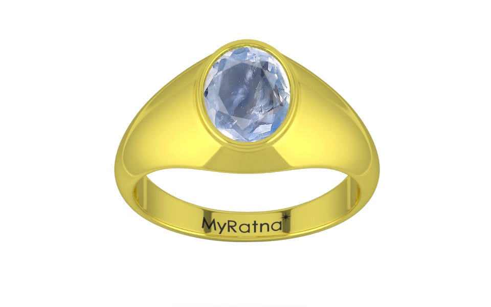 Panchdhatu Ceylon Blue Sapphire Ring Fine Quality (R12)