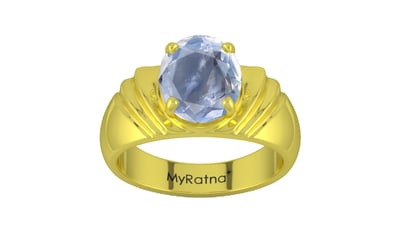 Panchdhatu Ceylon Blue Sapphire Ring Fine Quality (R4)