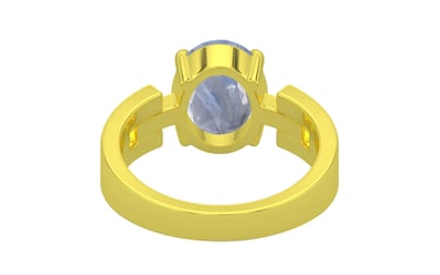 Panchdhatu Ceylon Blue Sapphire Ring Fine Quality (R8)