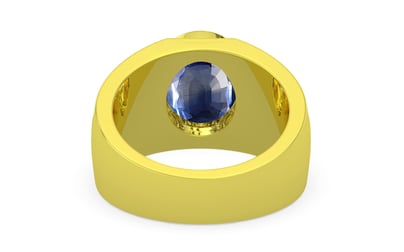 Panchdhatu Ceylon Blue Sapphire Ring Limited Quality (R1)