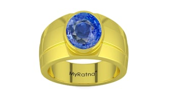 Panchdhatu Ceylon Blue Sapphire Ring Limited Quality (R1)