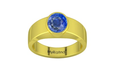 Panchdhatu Ceylon Blue Sapphire Ring Limited Quality (R10)