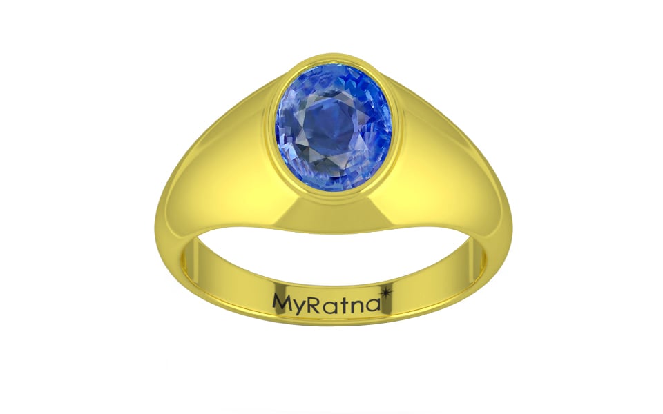 Panchdhatu Ceylon Blue Sapphire Ring Limited Quality (R12)