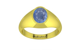 Panchdhatu Ceylon Blue Sapphire Ring Prime Quality (R12)