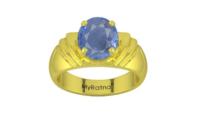 Panchdhatu Ceylon Blue Sapphire Ring Prime Quality (R4)
