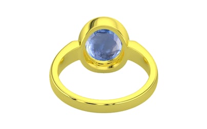 Panchdhatu Ceylon Blue Sapphire Ring Prime Quality (R6)