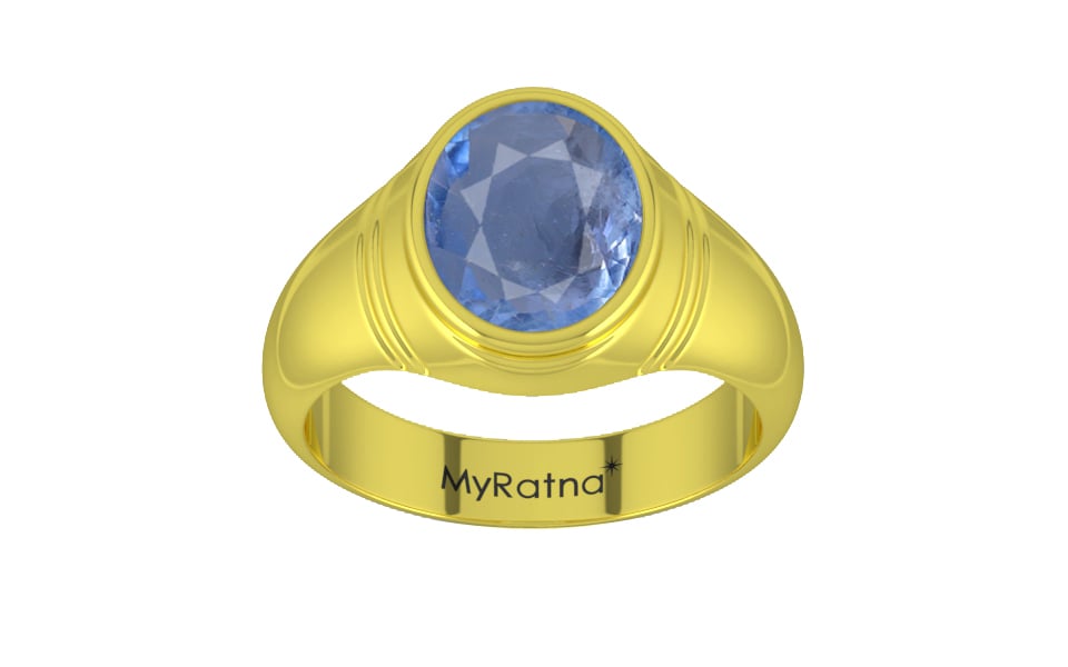 Panchdhatu Ceylon Blue Sapphire Ring Prime Quality (R7)