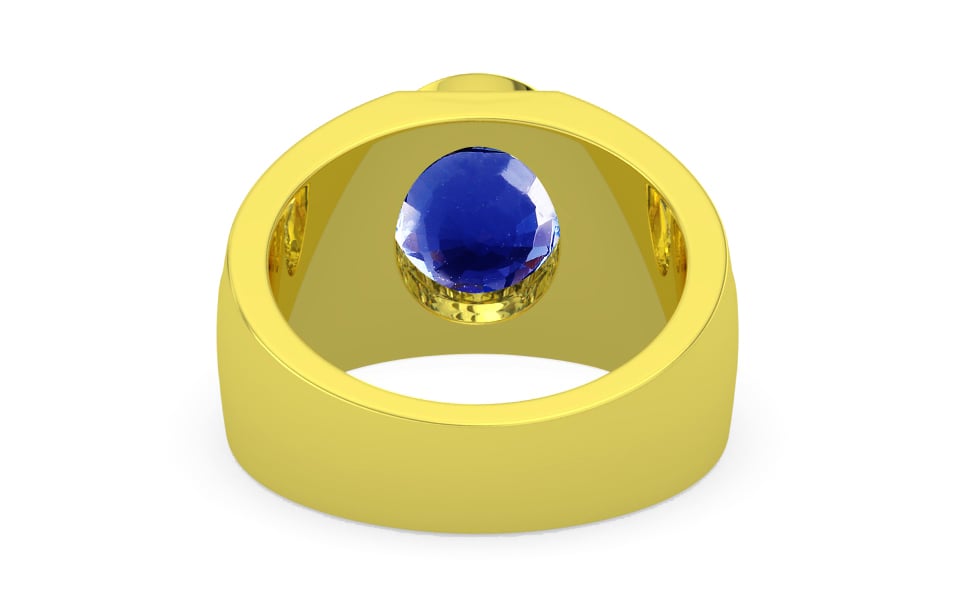 Panchdhatu Ceylon Blue Sapphire Ring Rare Quality (R1)