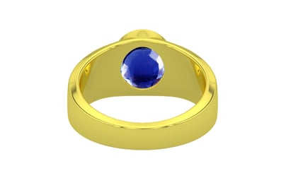 Panchdhatu Ceylon Blue Sapphire Ring Rare Quality (R10)