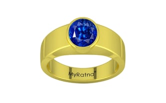Panchdhatu Ceylon Blue Sapphire Ring Rare Quality (R10)