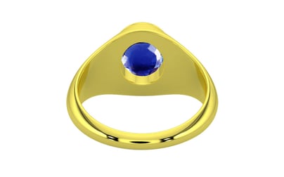 Panchdhatu Ceylon Blue Sapphire Ring Rare Quality (R12)
