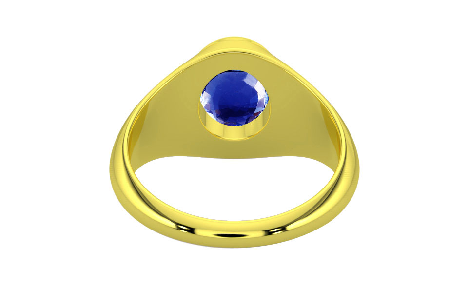 Panchdhatu Ceylon Blue Sapphire Ring Rare Quality (R12)